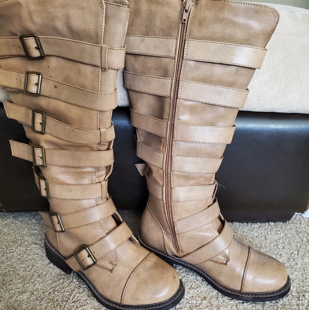 Knee high boots